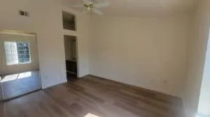 wooden floor in an empty room