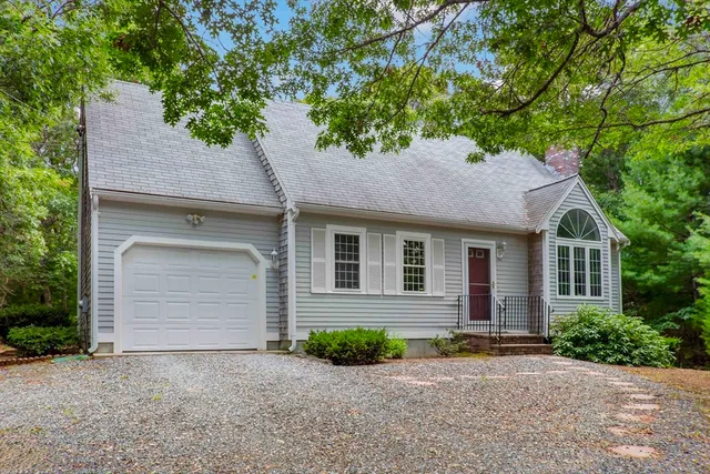 front view of house with a yard