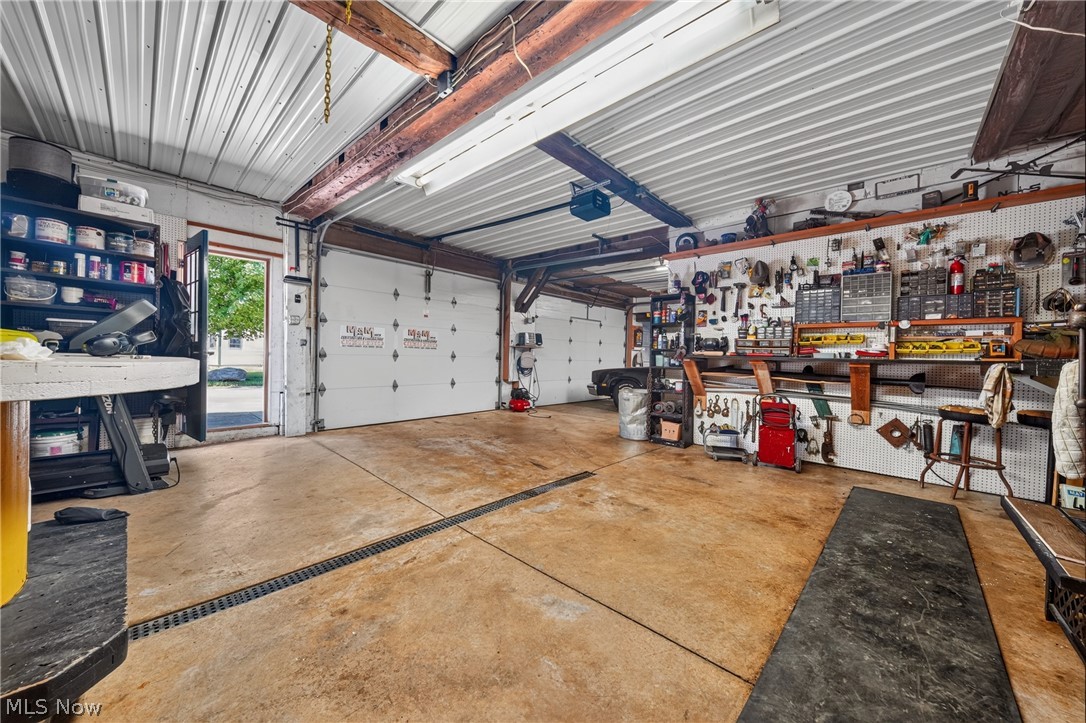 498 Mill Road Conneaut, OH 44030 - Photo 33 of 50 Fantastic workshop in the 11,000+ sq ft barn/garage
