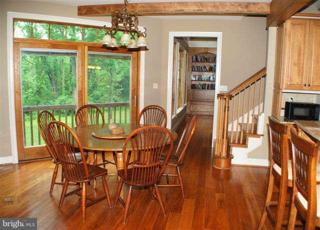 4444 Teen Barnes Road Jefferson, MD 21755 - Photo 8 of 30 a view of a dining room with furniture window and wooden floor