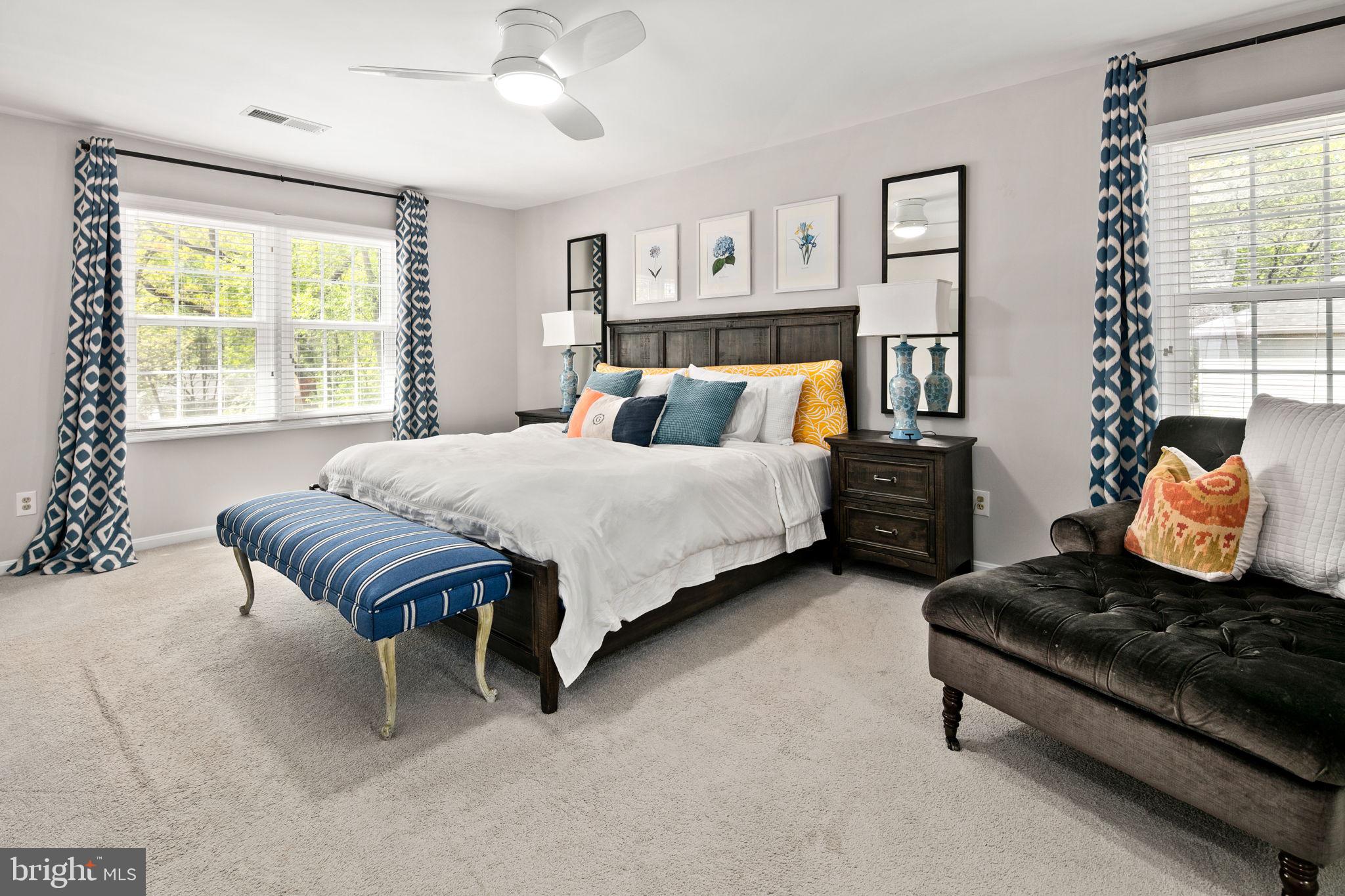 11903 Blue Spruce Road Reston, VA 20191 - Photo 29 of 60 Large Master with new ceiling fan