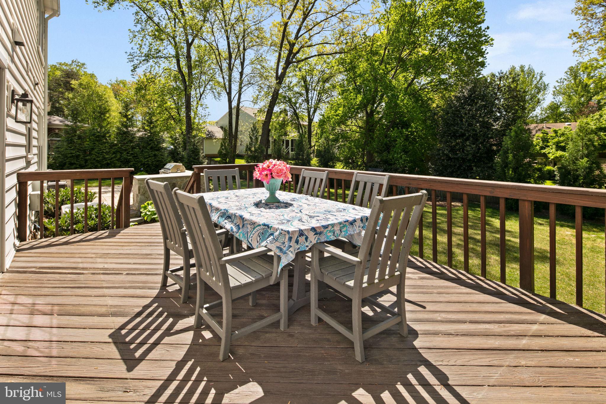11903 Blue Spruce Road Reston, VA 20191 - Photo 51 of 60 Large deck off of Family room