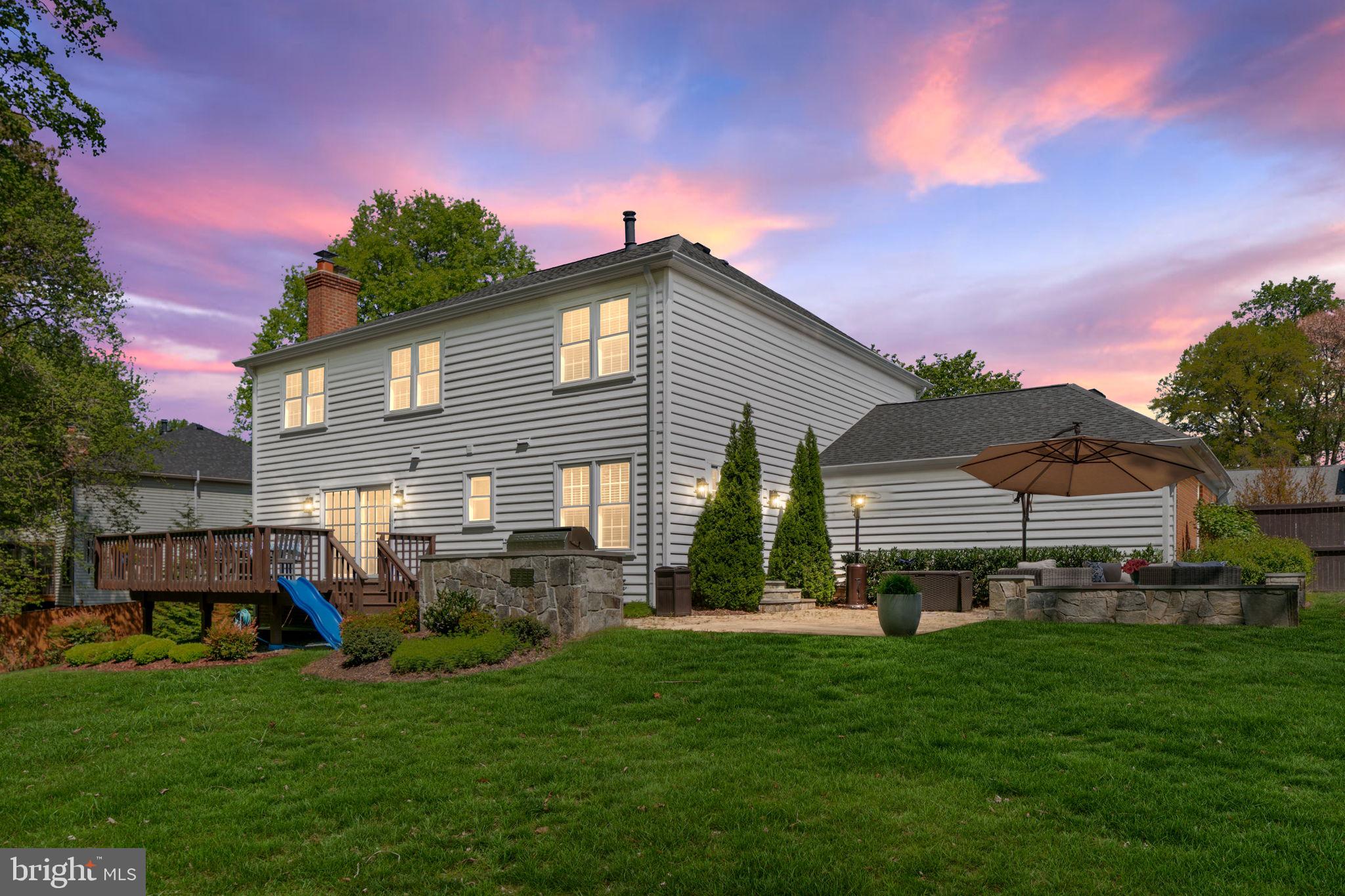11903 Blue Spruce Road Reston, VA 20191 - Photo 52 of 60 Rear yard, back toward the house