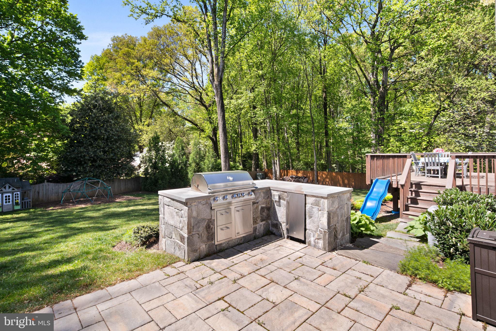 11903 Blue Spruce Road Reston, VA 20191 - Photo 55 of 60 Built in gas grill and refrigerator