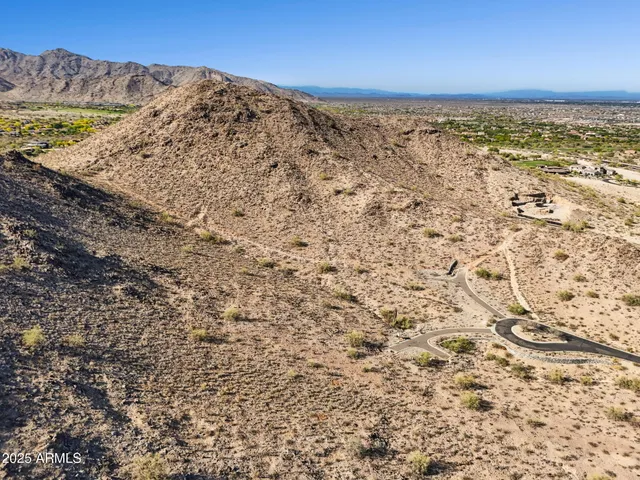 a view of city and mountain