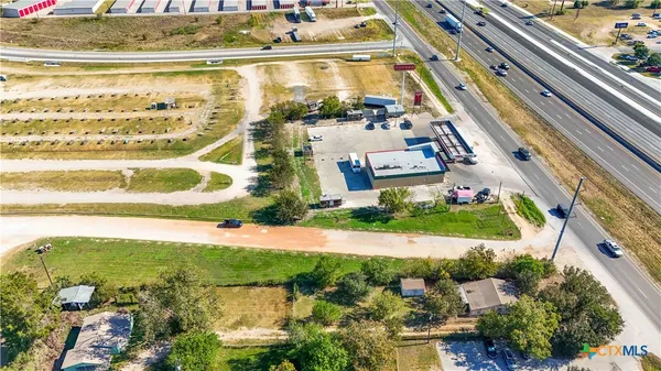a view of a city with tall buildings