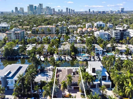 a view of a city with tall buildings