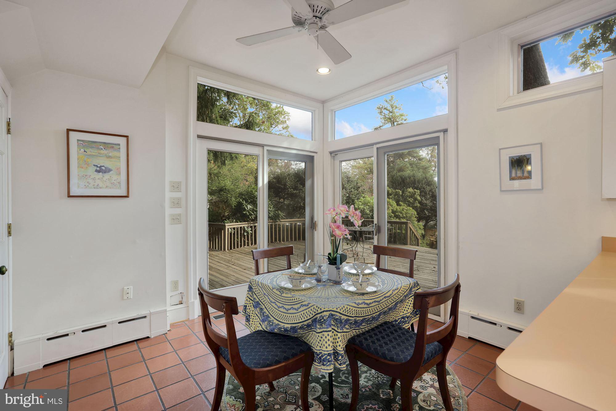 3224 Rittenhouse Street Northwest Washington, DC 20015 - Photo 10 of 30 Table space with view
