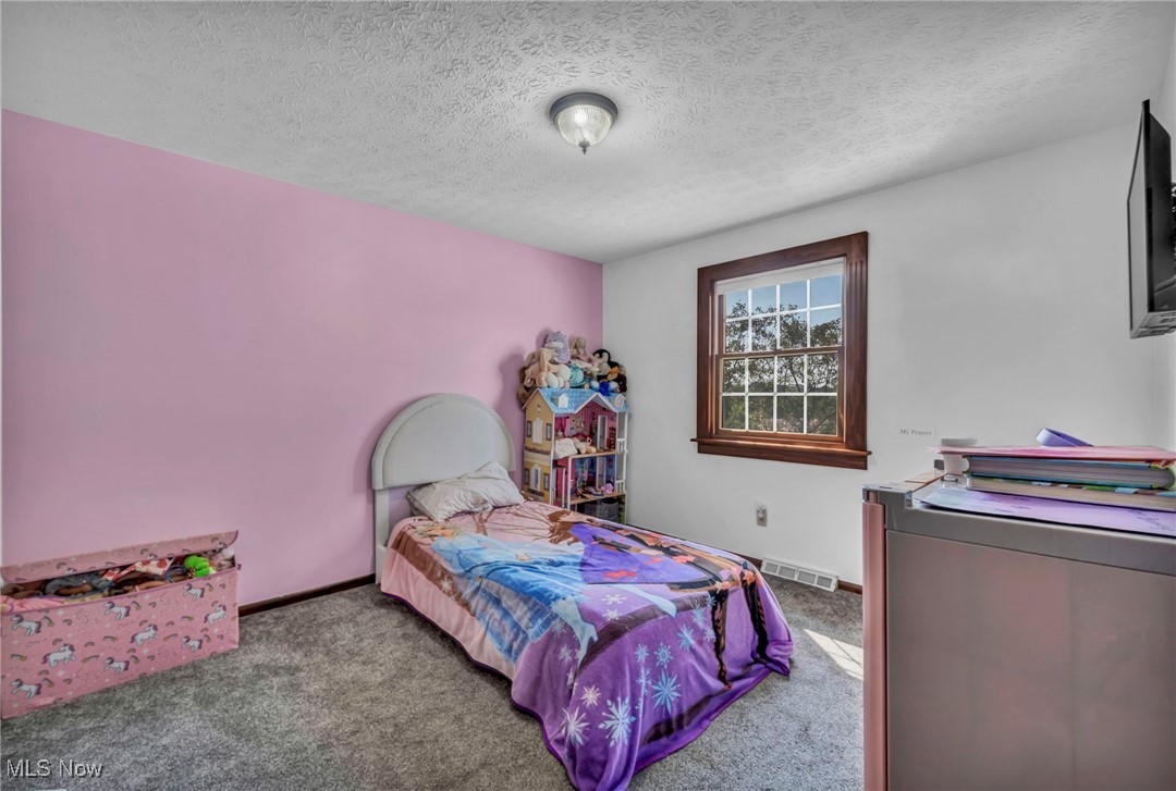 9827 Akron Road Rittman, OH 44270 - Photo 24 of 47 Bedroom with carpet flooring and a textured ceiling