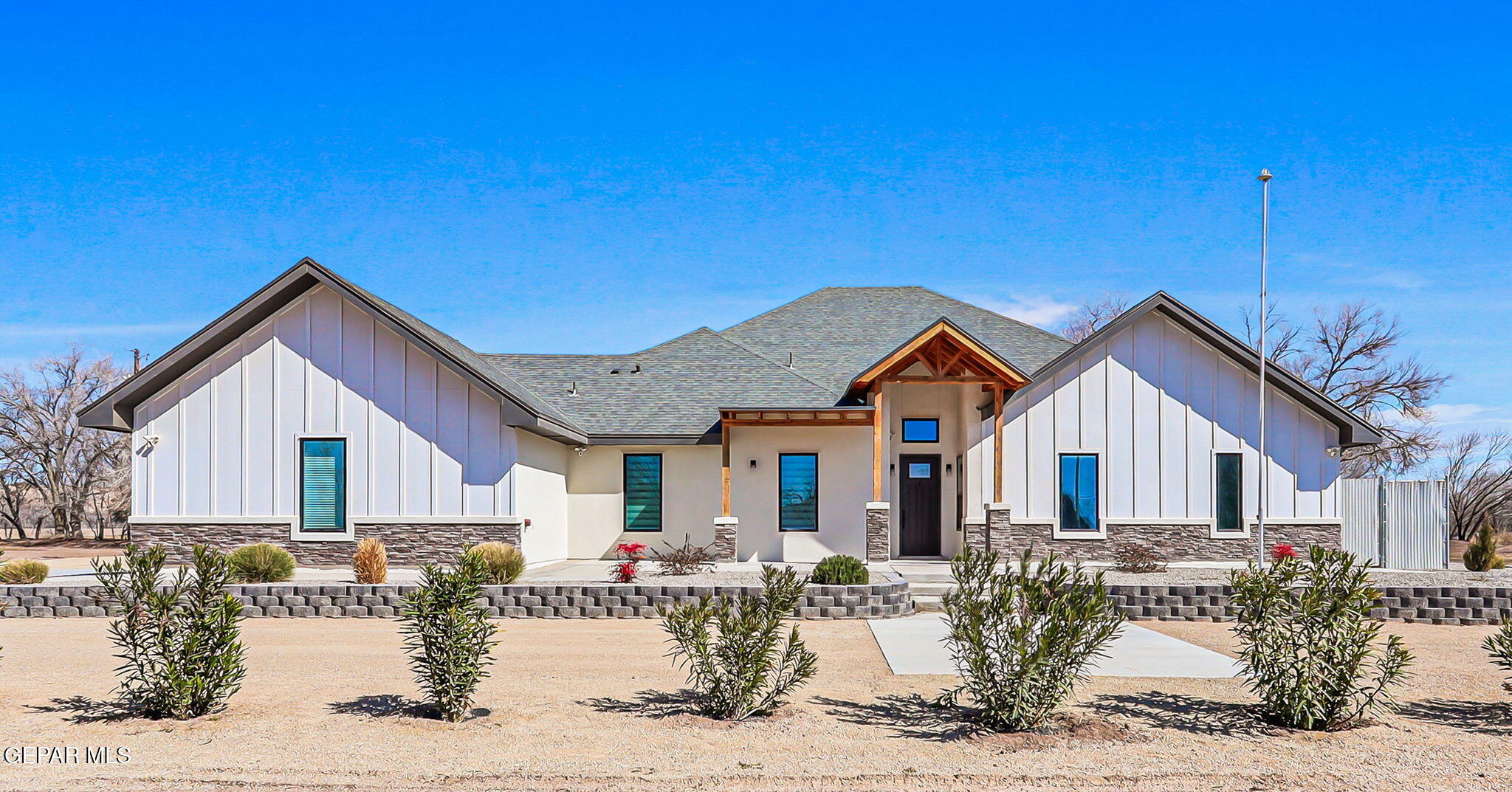 12329 Sugden Road Clint, TX 79836 - Photo 16 of 101 a front view of a house with a yard