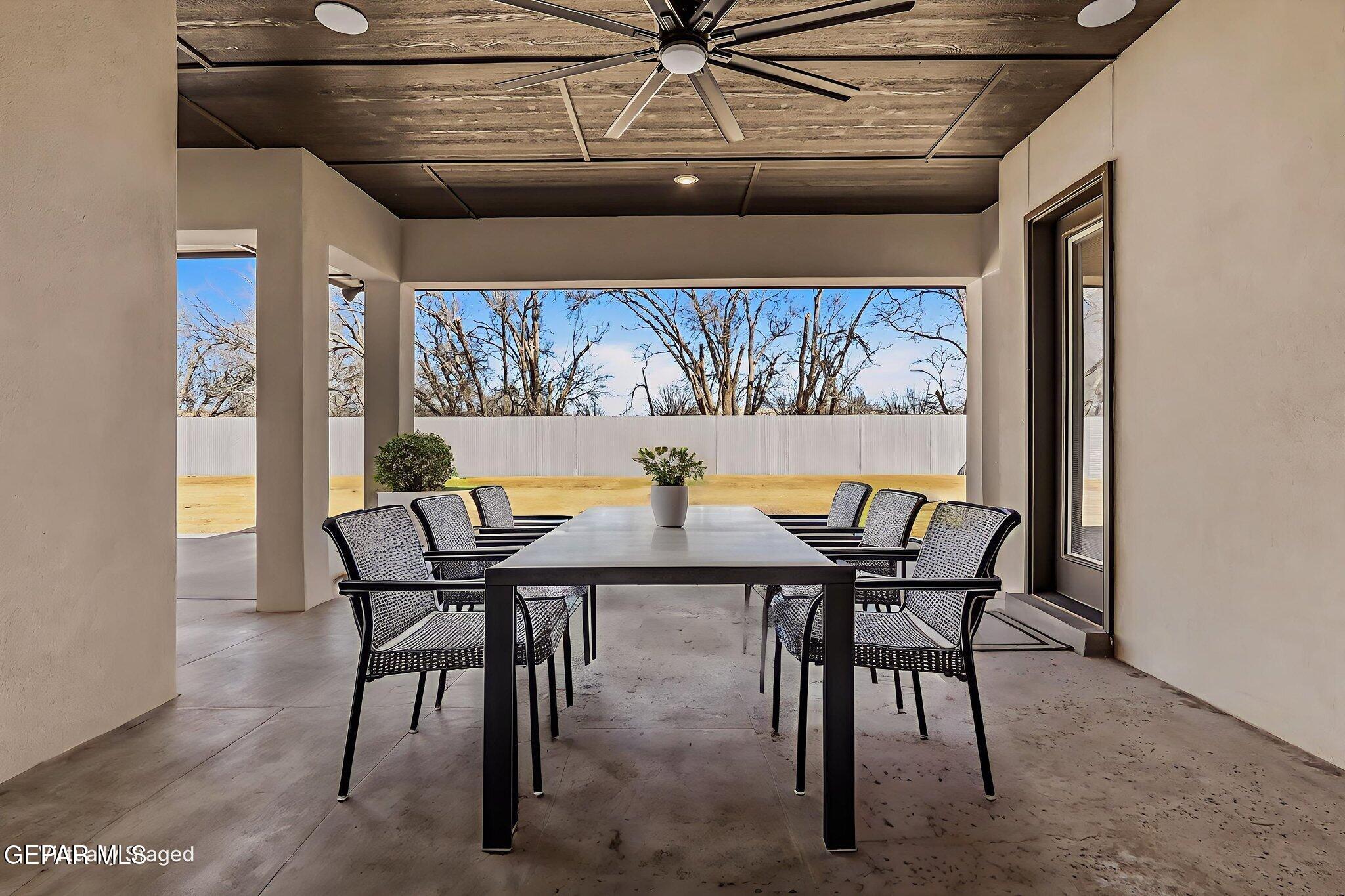 12329 Sugden Road Clint, TX 79836 - Photo 84 of 101 a view of a dining room with furniture window and outside view
