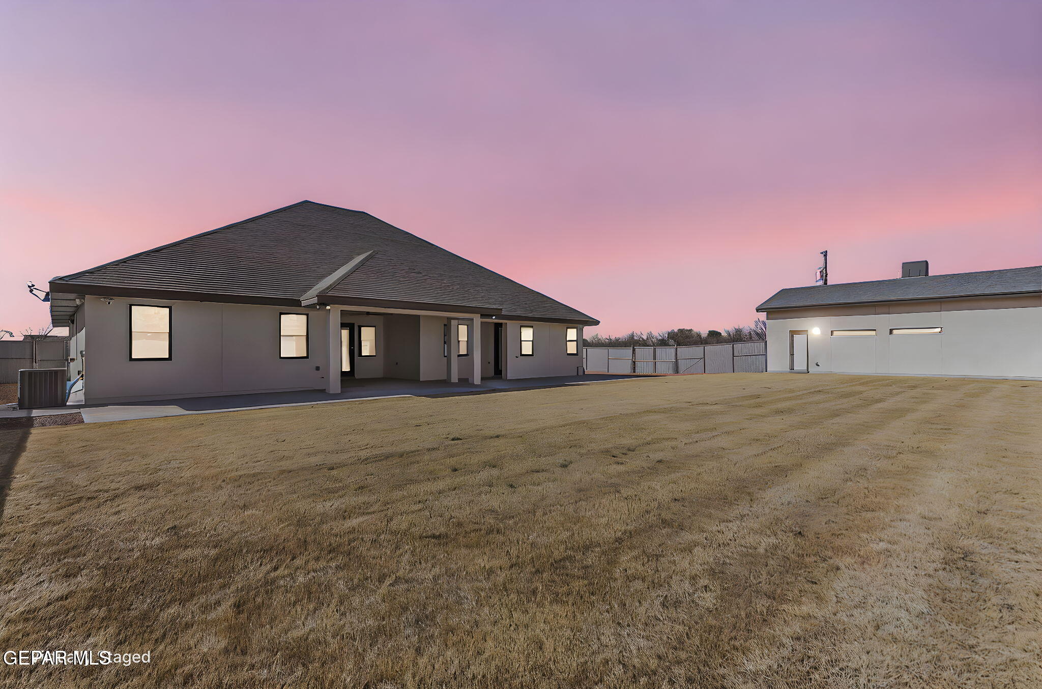 12329 Sugden Road Clint, TX 79836 - Photo 88 of 101 a front view of a house with a yard