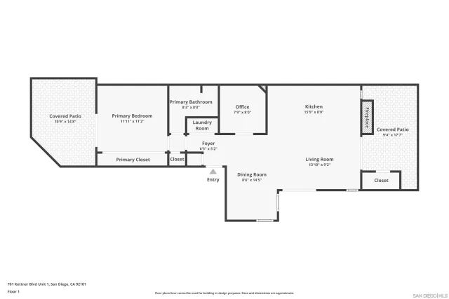 $649,000 | 701 Kettner, Unit 1, San Diego, CA 92101