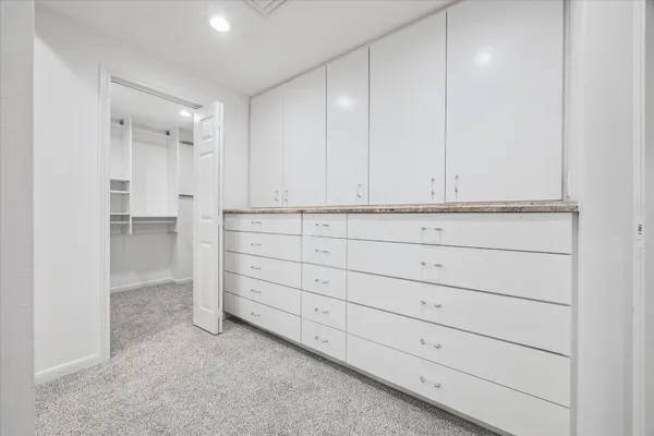 a view of cabinets