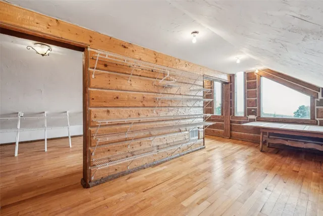 a view of livingroom with furniture and wooden floor