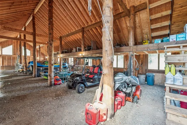 a view of bike storage in front of a building