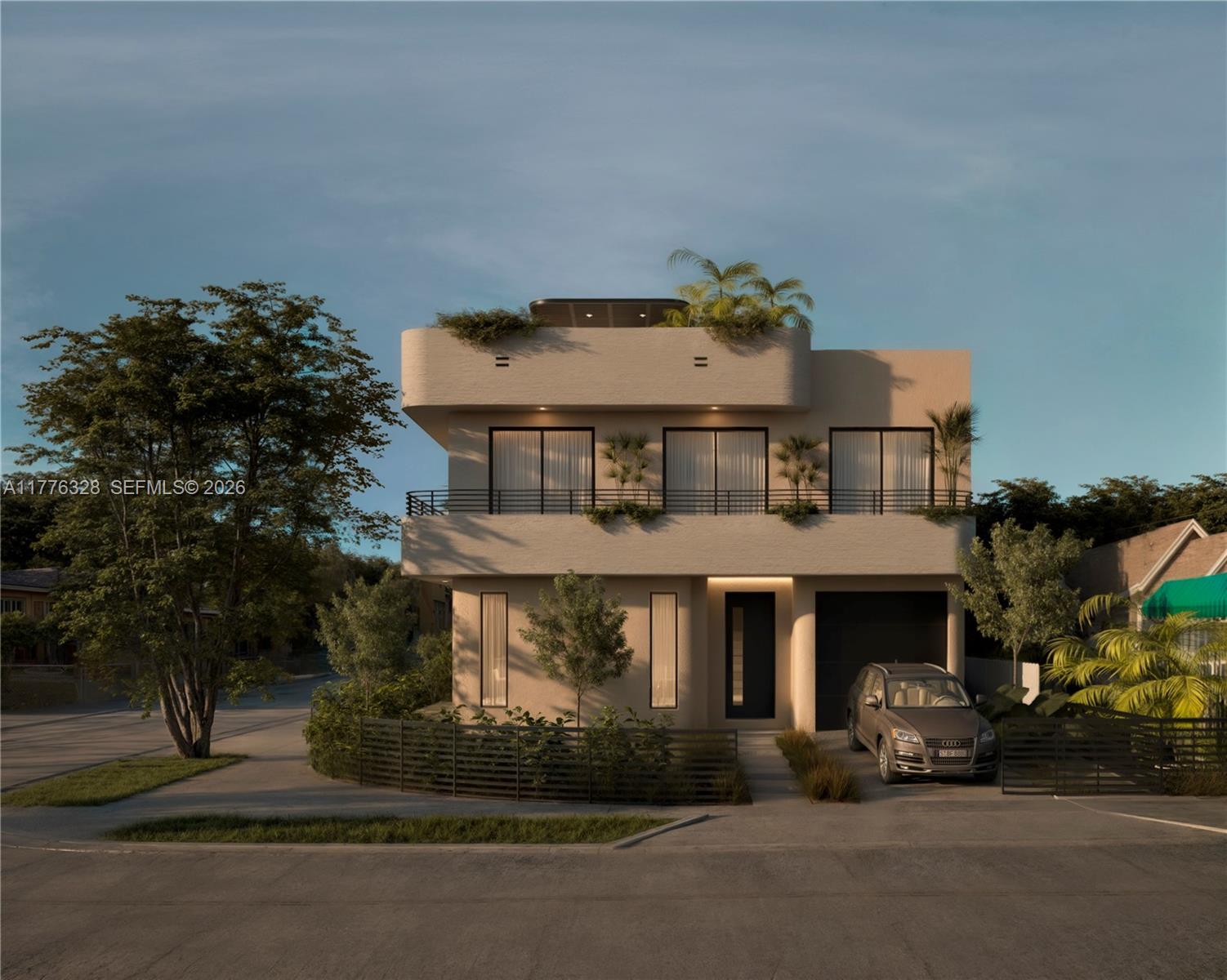 984 Southwest 10th Street, Unit 1 Miami, FL 33130 - Photo 1 of 12 a front view of a house with a garden