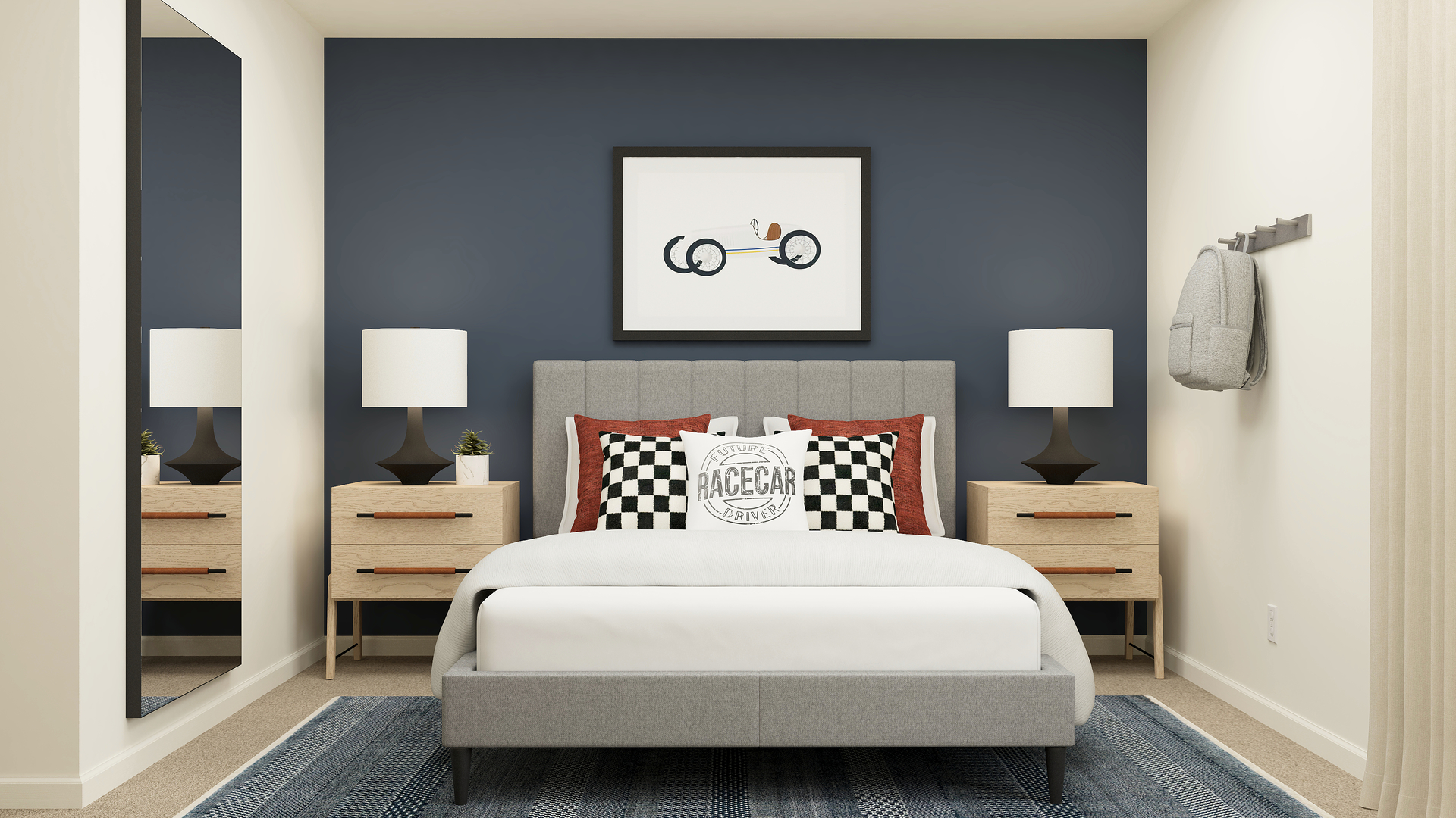 301 Cold Spring Street Algonquin, IL 60102 - Photo 14 of 22 a bedroom with a large bed and a walk in closet