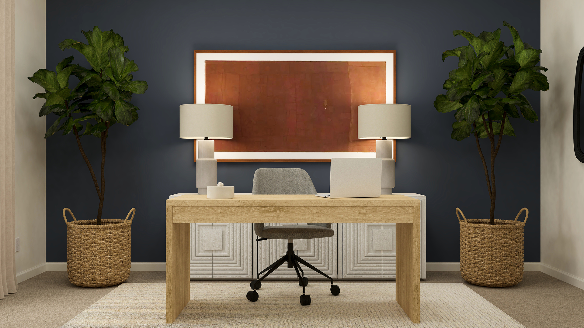 301 Cold Spring Street Algonquin, IL 60102 - Photo 8 of 22 a workspace with furniture and potted plant