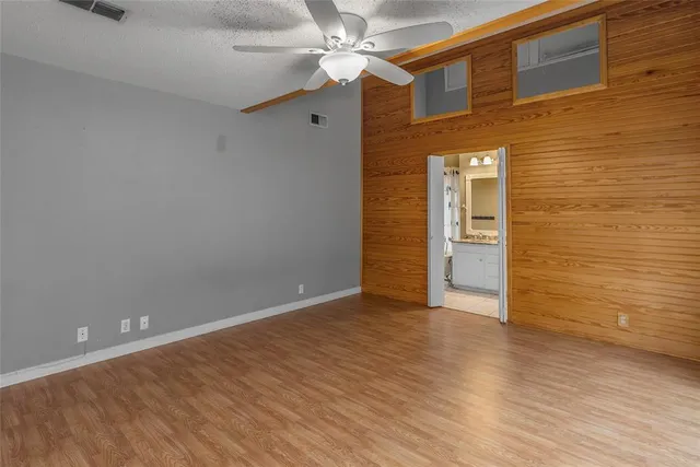 wooden floor in an empty room