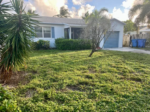 a house with a tree in front of it