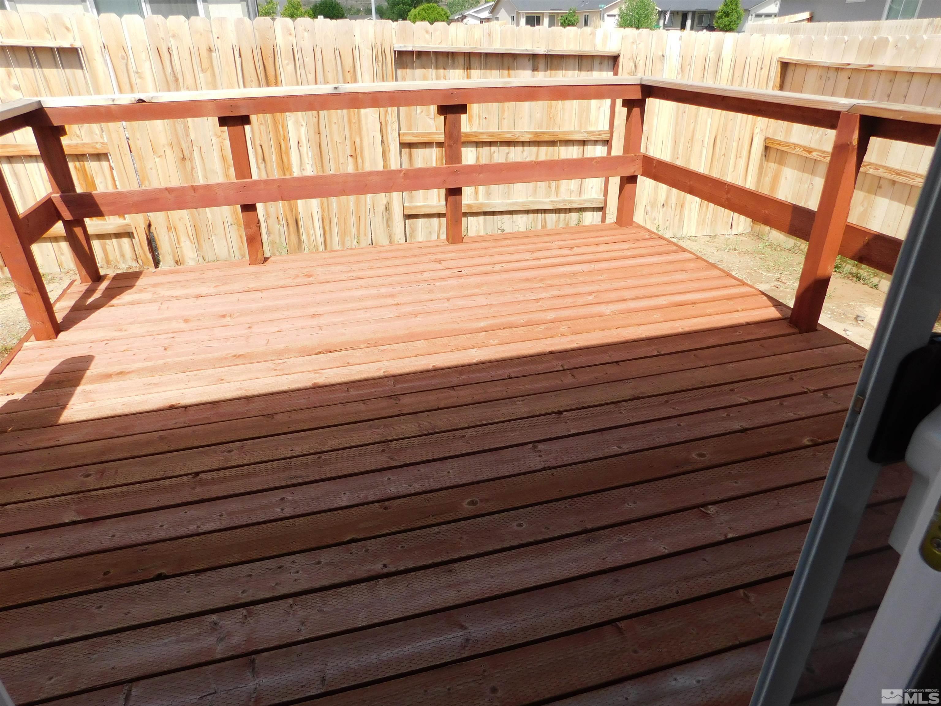 239 Misty Way Dayton, NV 89403 - Photo 17 of 29 a view of wooden balcony