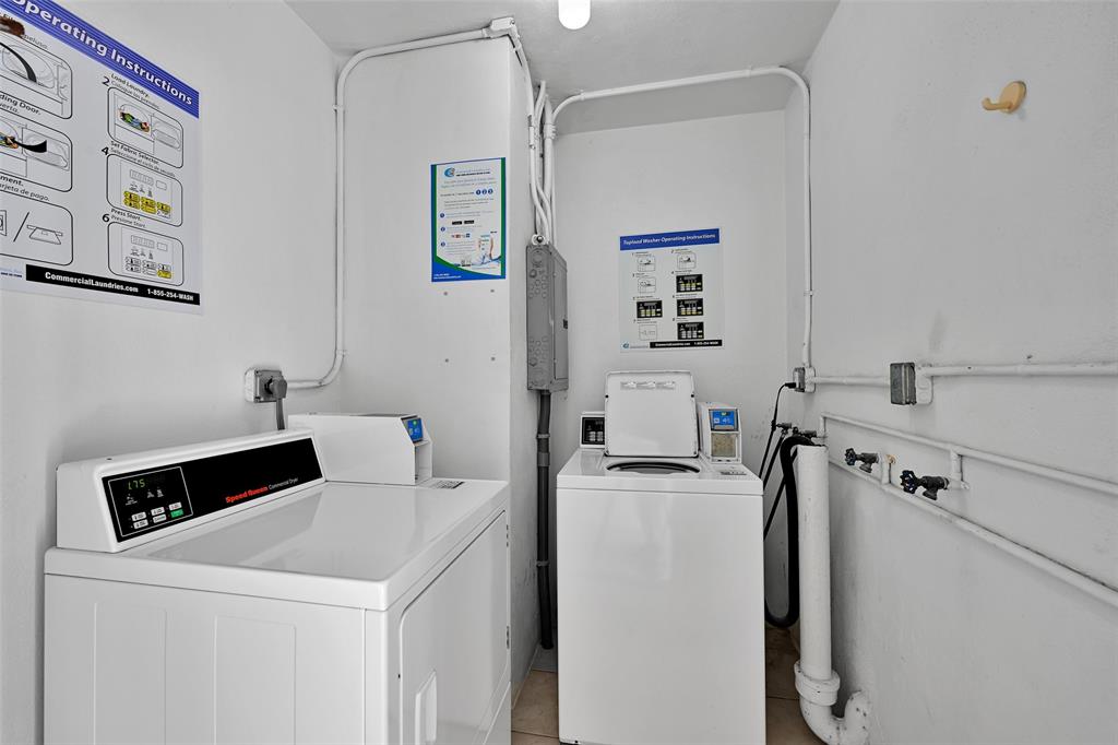 901 South Surf Road, Unit 203 Hollywood, FL 33019 - Photo 14 of 23 a utility room with dryer and washer