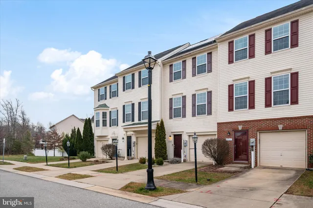 a front view of a building with street