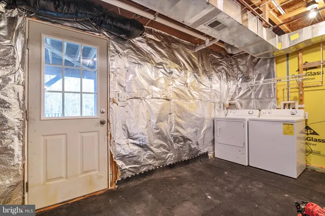 a view of storage and utility room