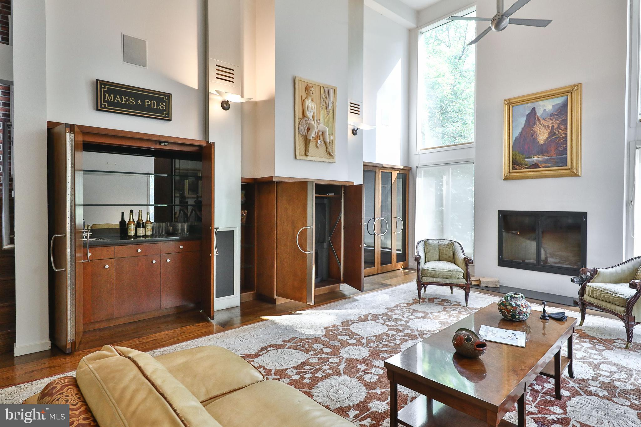 914 Morgan Road Rydal, PA 19046 - Photo 24 of 57 Wet bar and entertainment center + + builtins