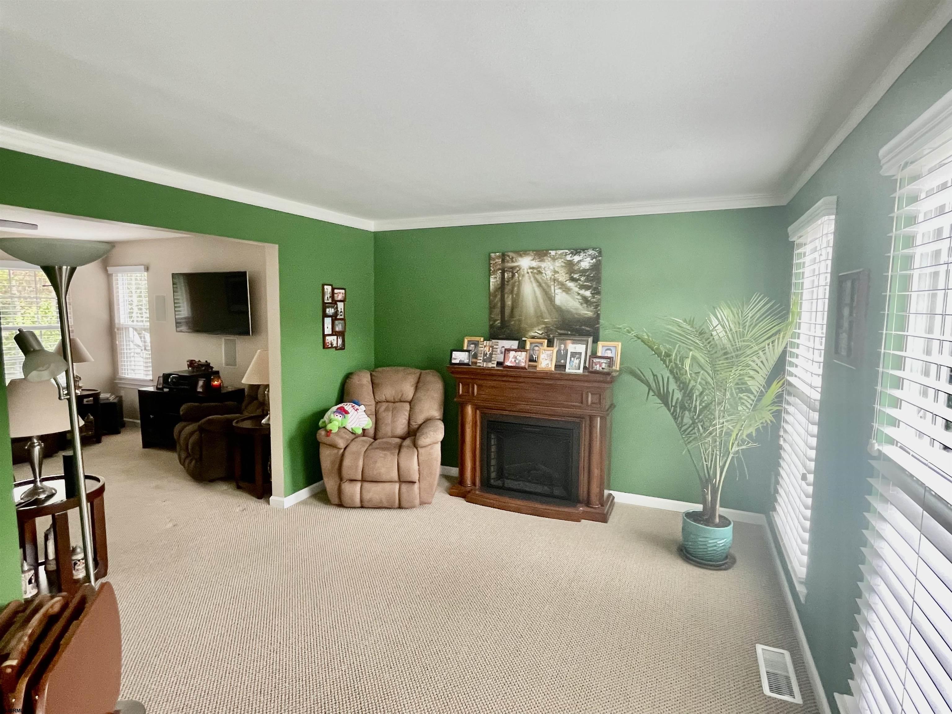 30 Cottage Road Egg Harbor Township, NJ 08234 - Photo 8 of 22 a living room with furniture a fireplace and a flat screen tv