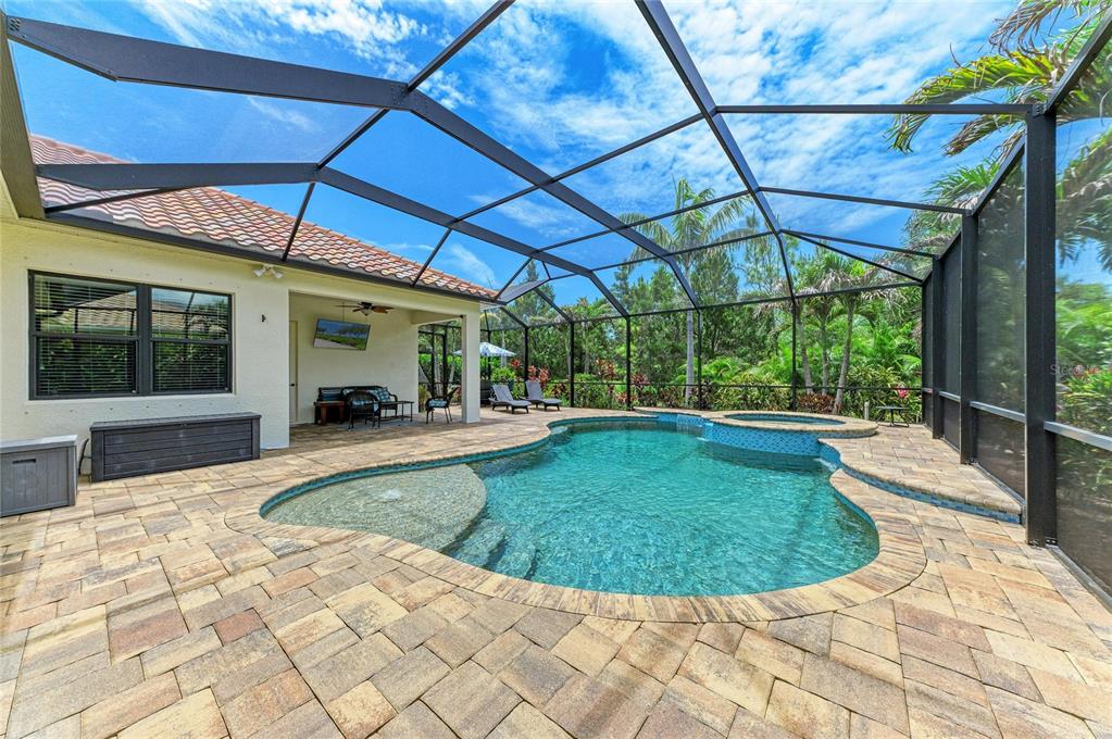 12642 Harney Street Venice, FL 34293 - Photo 44 of 85 a view of a swimming pool with a patio