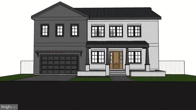 a front view of a house and a garden