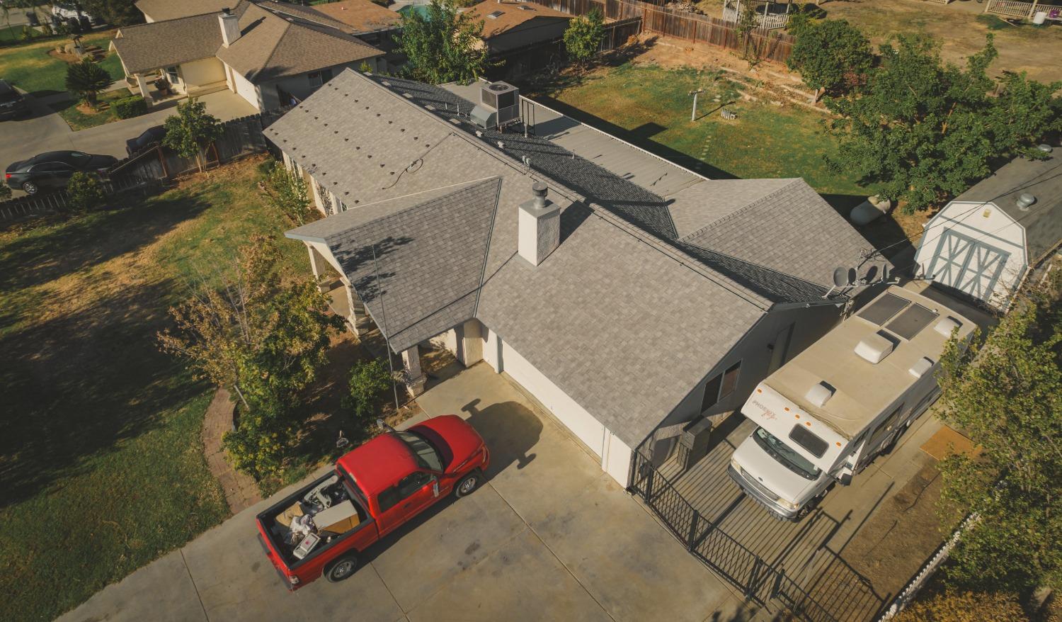 17313 Road 26 Madera, CA 93638 - Photo 15 of 15 an aerial view of a house with a yard