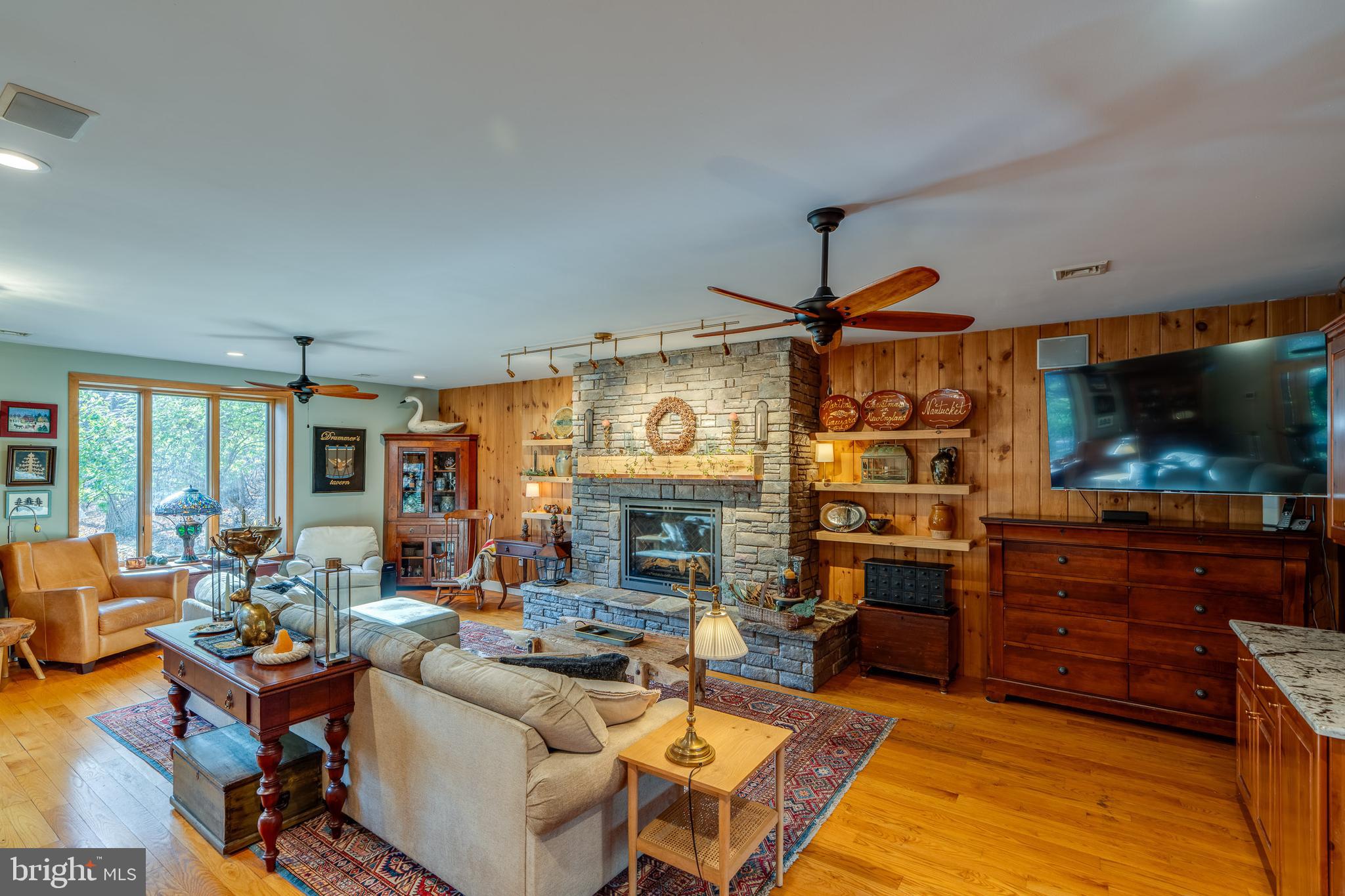 181 Old Mine Road Lebanon, PA 17042 - Photo 15 of 79 a living room with fireplace furniture and a flat screen tv