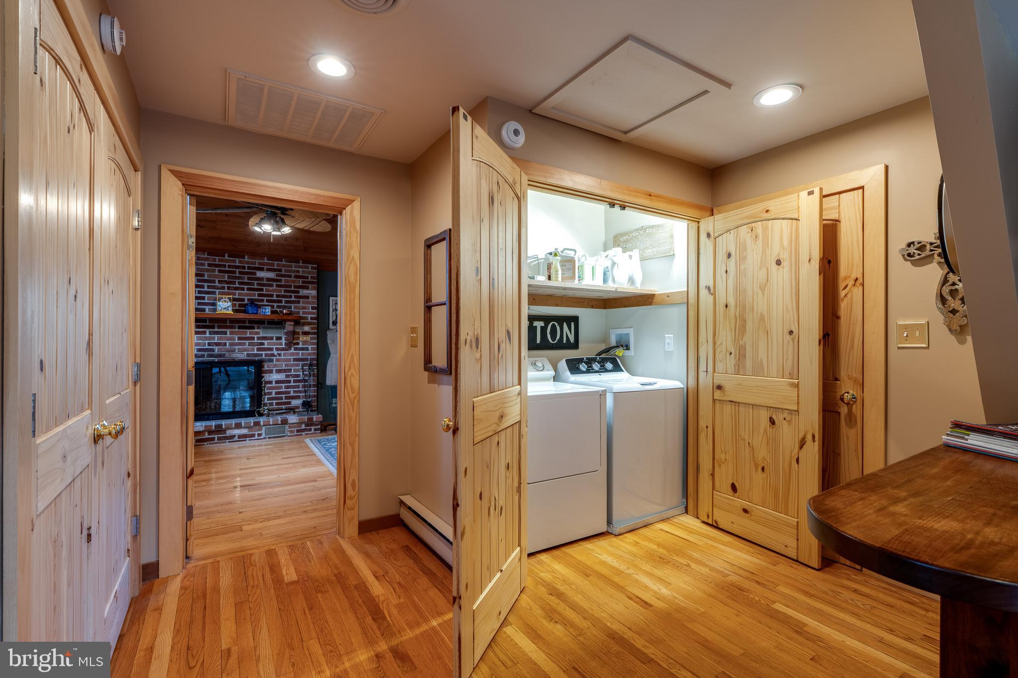 181 Old Mine Road Lebanon, PA 17042 - Photo 33 of 79 a view of a hallway with bathroom and wooden floor