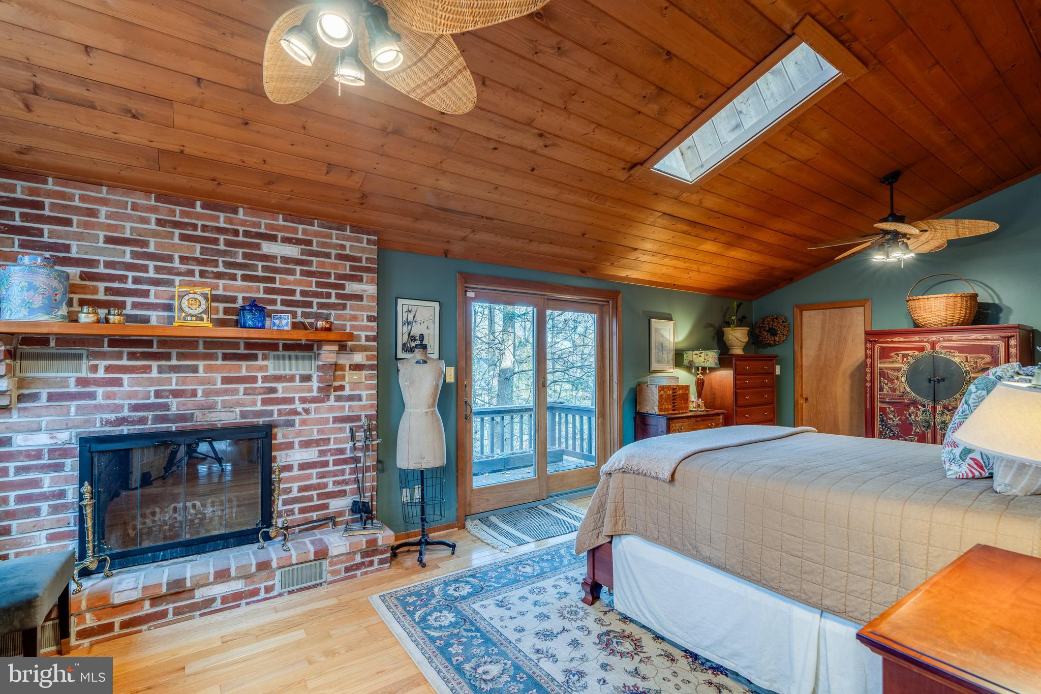 181 Old Mine Road Lebanon, PA 17042 - Photo 37 of 79 a bed room with a bed and a fireplace