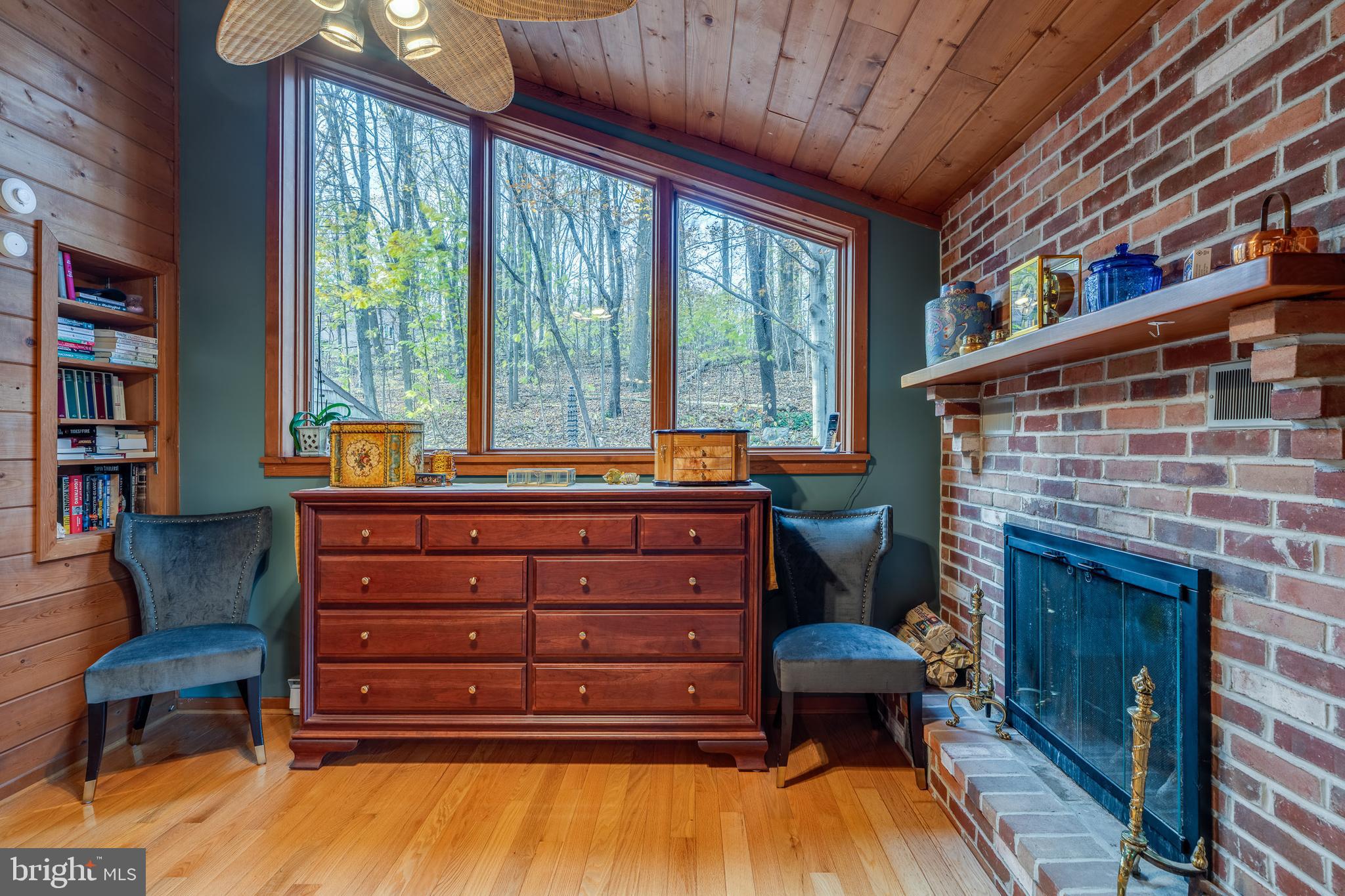 181 Old Mine Road Lebanon, PA 17042 - Photo 40 of 79 Primary Bedroo View and Fireplace
