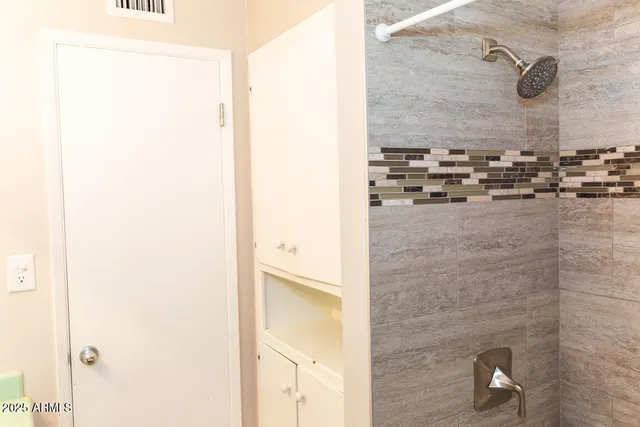 a small space with a window