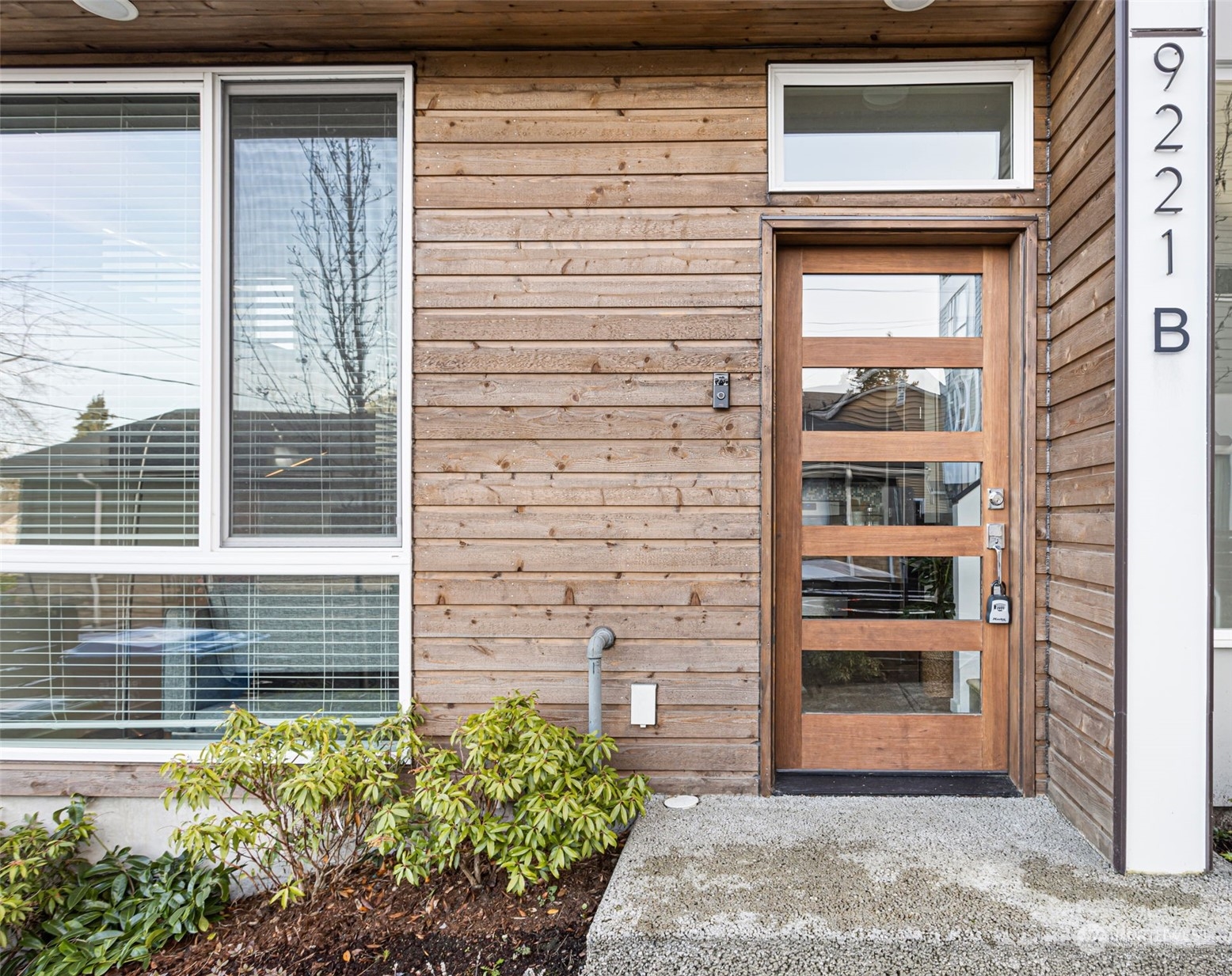 9221 Linden Avenue North, Unit B Seattle, WA 98103 - Photo 1 of 18 a view of front door of house