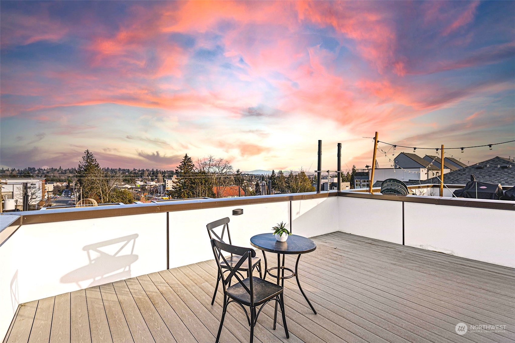 9221 Linden Avenue North, Unit B Seattle, WA 98103 - Photo 3 of 18 a view of a terrace with furniture