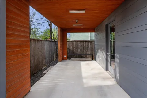 a view of a porch
