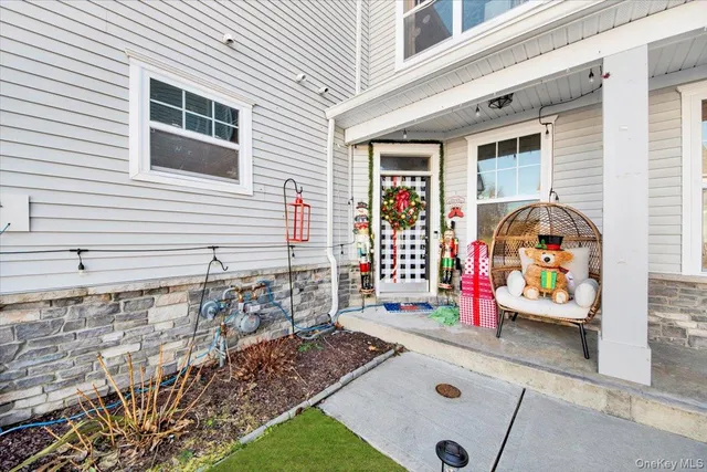 front view of a house with a garage