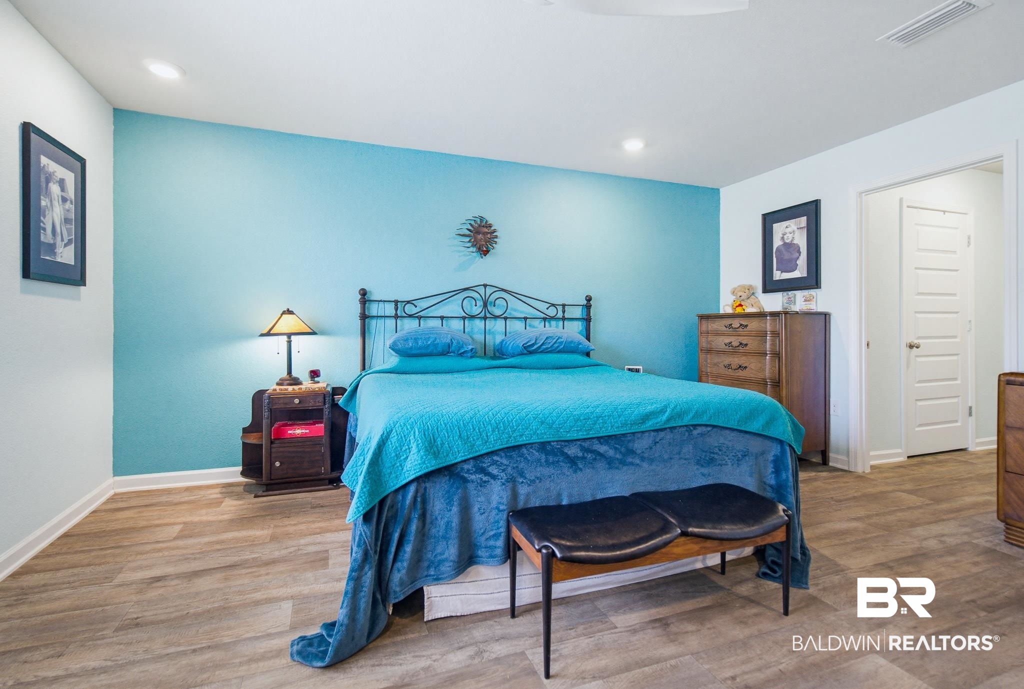 261 Fulham Lane Foley, AL 36535 - Photo 34 of 50 Bedroom with wood finished floors and recessed lighting