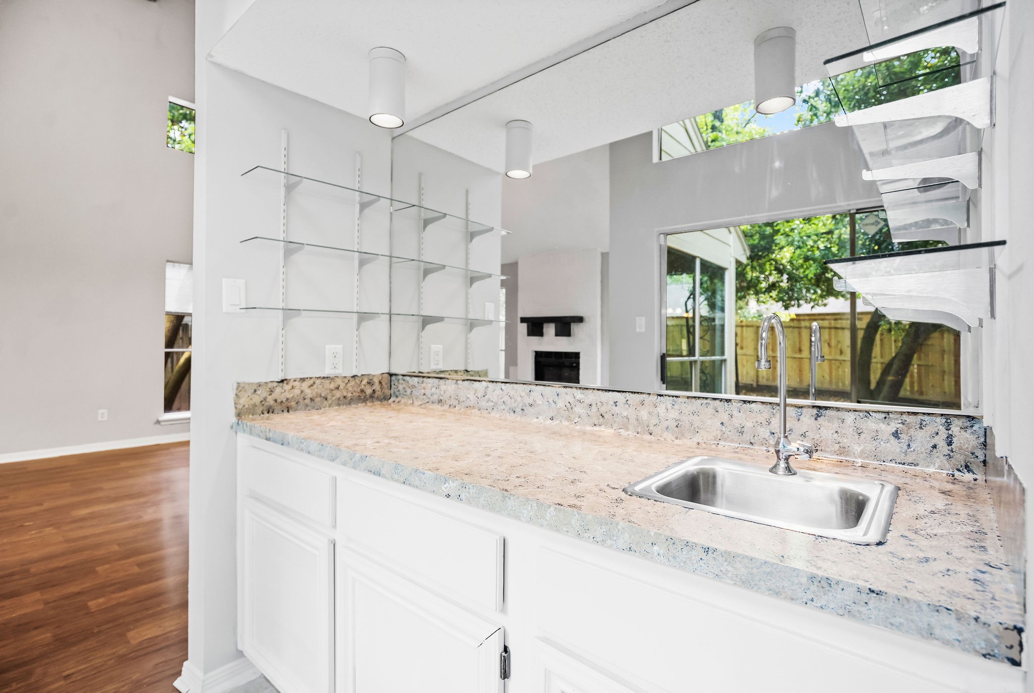 22 South Rain Forest Court Spring, TX 77380 - Photo 14 of 29 a bathroom with a sink and a mirror