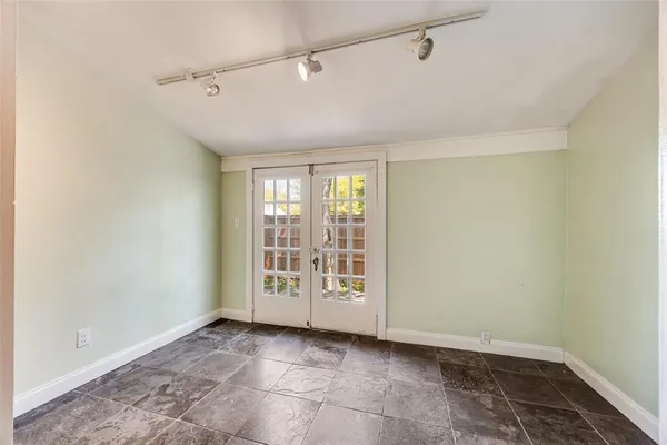 a view of a room with window