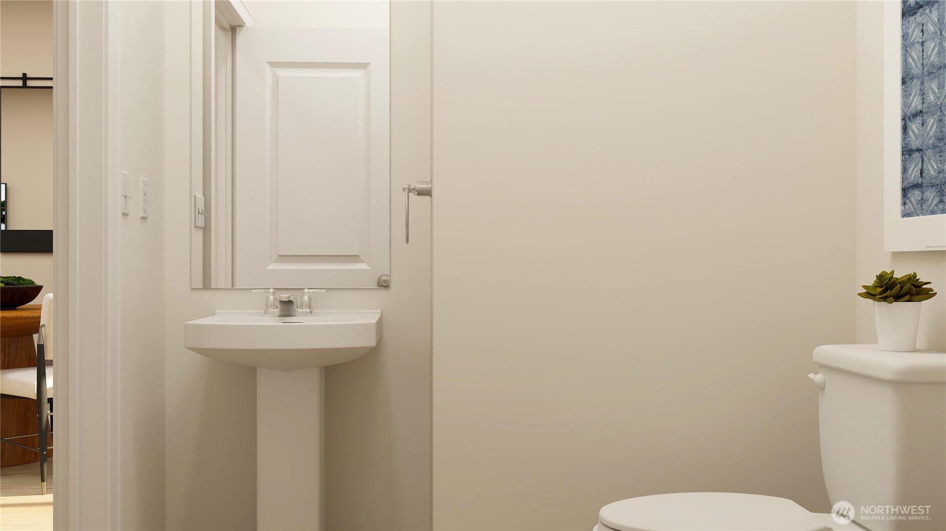 34124 Emerald Ridge Avenue Southeast Black Diamond, WA 98010 - Photo 15 of 24 a bathroom with a sink a toilet and a mirror