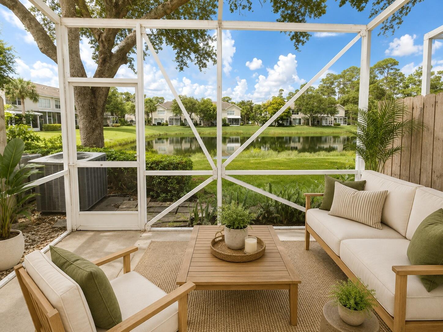 1083 Woodfield Road, Unit 1083 Greenacres, FL 33415 - Photo 2 of 23 staged_lakeview_patio