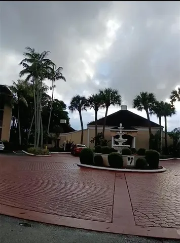 a view of a house with a balcony