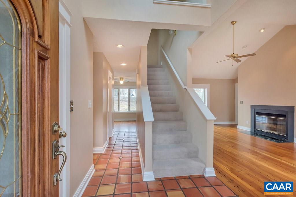 23 Ashton Road Palmyra, VA 22963 - Photo 3 of 27 a view of entryway with a front door and wooden floor
